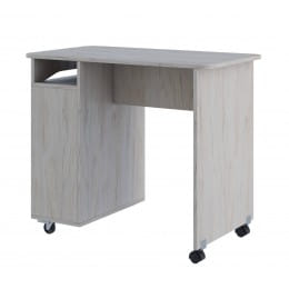 Стол SV-мебель (МС Миндаль К), гикори светлый / белый