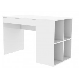 Стол компьютерный SV-мебель №14, белый глянец