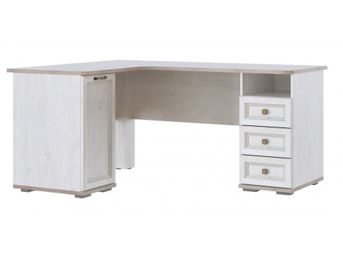 SV-мебель, Модульная система "Александрия " СТ-102 Стол правый Сосна Санторини светлая