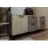 SV-мебель, Модульная система "Колибри К" Вешалка с зеркалом (800) Гикори Светлый/Мокко Лофт