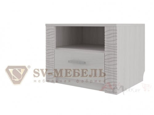 SV-мебель, Модульная система "Гамма 20 К" Тумба прикроватная Ясень анкор светлый/ Сандал светлый