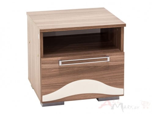 SV-мебель, Набор мебели для спальни «Лагуна 5 К» Тумба прикроватная Ясень Шимо тм.