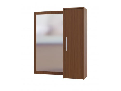 Зеркало настенное со шкафчиком Сокол-мебель ПЗ-4 испанский орех