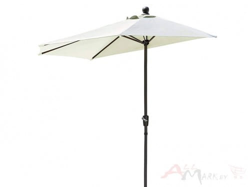 Зонт Testrut (Greemotion) Halb-runder Schirm белый